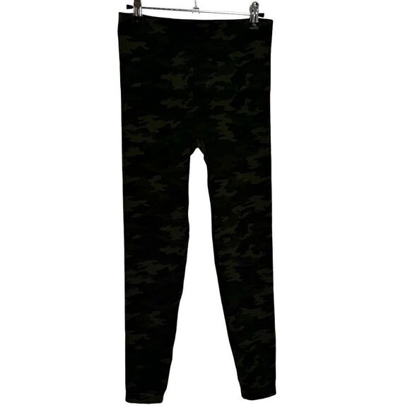 Spanx Camo Seamless Leggings Green/ Black Large - Picture 5 of 6